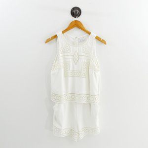 Parker Eyelet Romper #135-117
